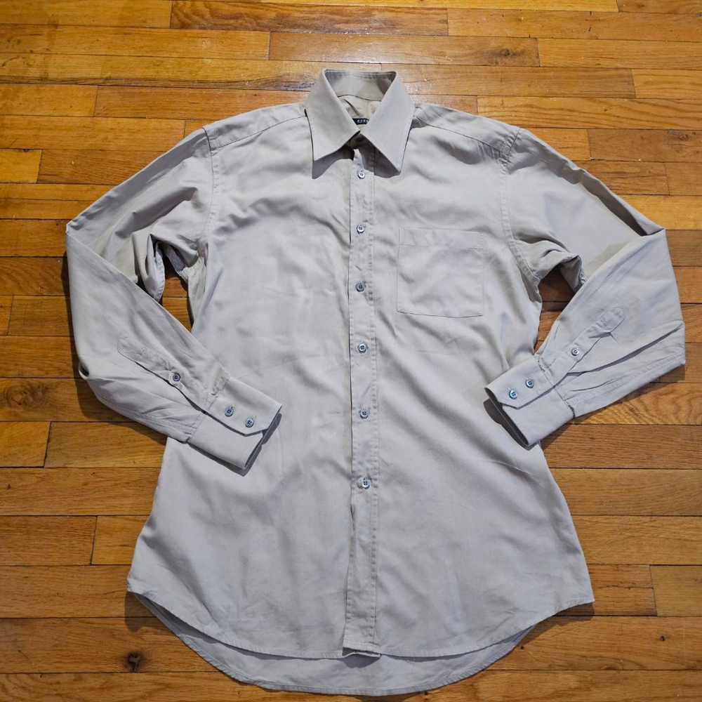 Gucci Men's Dress Shirt Beige Neck Size 15